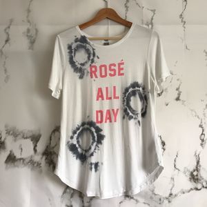 "Rose´All Day" Tie Dye Tee Shirt*